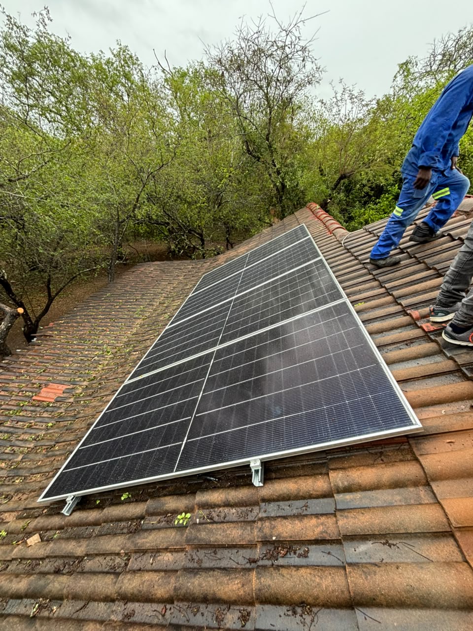 Tile Roof Solar Installation — photo 1